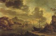 Salvator Rosa The Gulf of Salerno oil painting picture wholesale